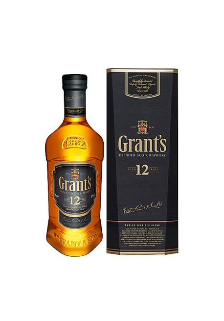Виски GRANTS Premium 12 лет, 0,75л