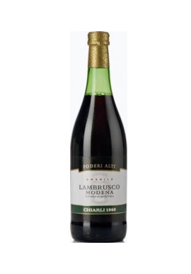 Игристое вино Ламбруско дель Эмилия Подери Альти